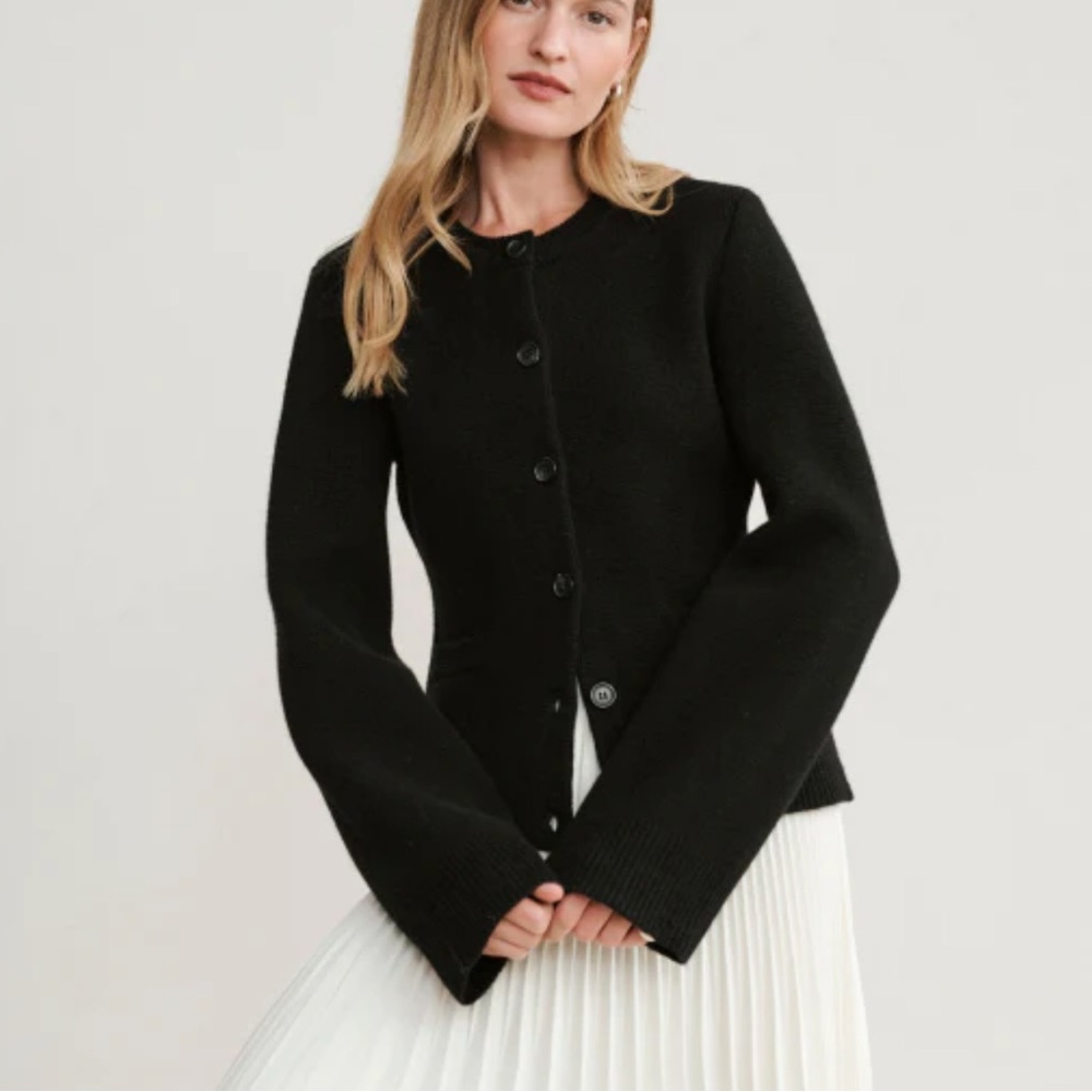 Jenni Kayne black cooper cardigan - Small